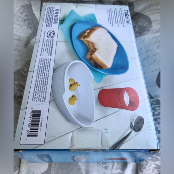 NEW Sealed Box FRED Tugbowl Tugboat Dinner Set Cup Plate Dish Bowl Ship Fun Food - Picture 8 of 13